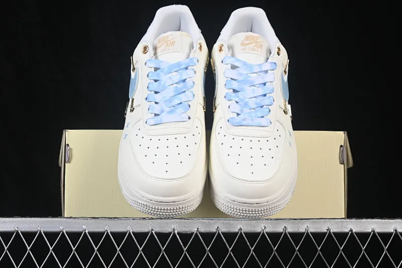 All categories Nk Air Force 1 Air Force series Nk Air Force 1 Low Air Force low-top Nike Air Force 1'07 Low "Ocean Blue" Hand-painted graffiti Blue Ocean Air Force 1 low-top casual sneakers FV3654-311